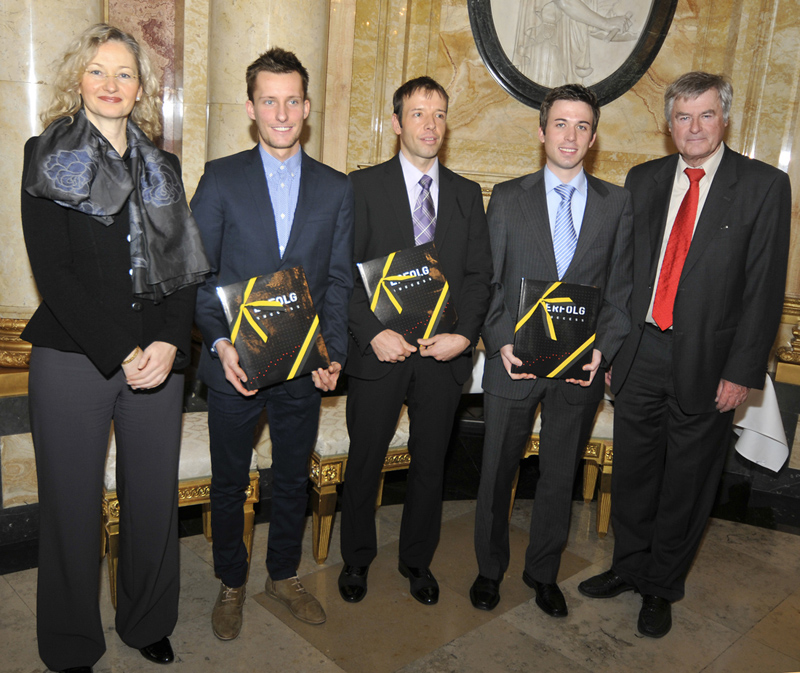 Sportlerehrung Neues Schloss Stuttgart - Christian Eckert ECKRAD.com Racing Team